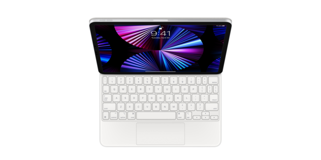 La nuova alternativa bianca alla Magic Keyboard per iPad Pro.