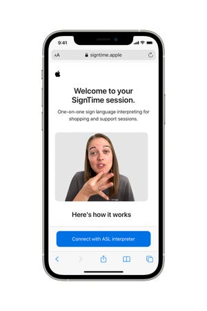 La nuova funzionalità SignTime di Apple offre agli utenti con problemi di udito un migliore accesso ad AppleCare e ad altri servizi per i clienti al dettaglio utilizzando il linguaggio dei segni.