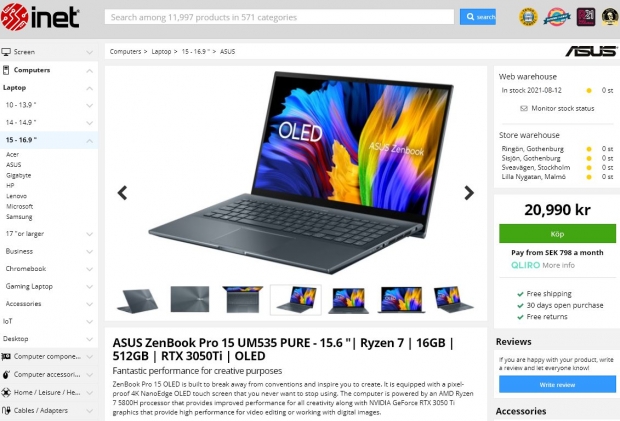 ASUS Zenbook 15 OLED: fino a AMD Ryzen 9 5900HX e display OLED 4K 06 |  TweakTown.com
