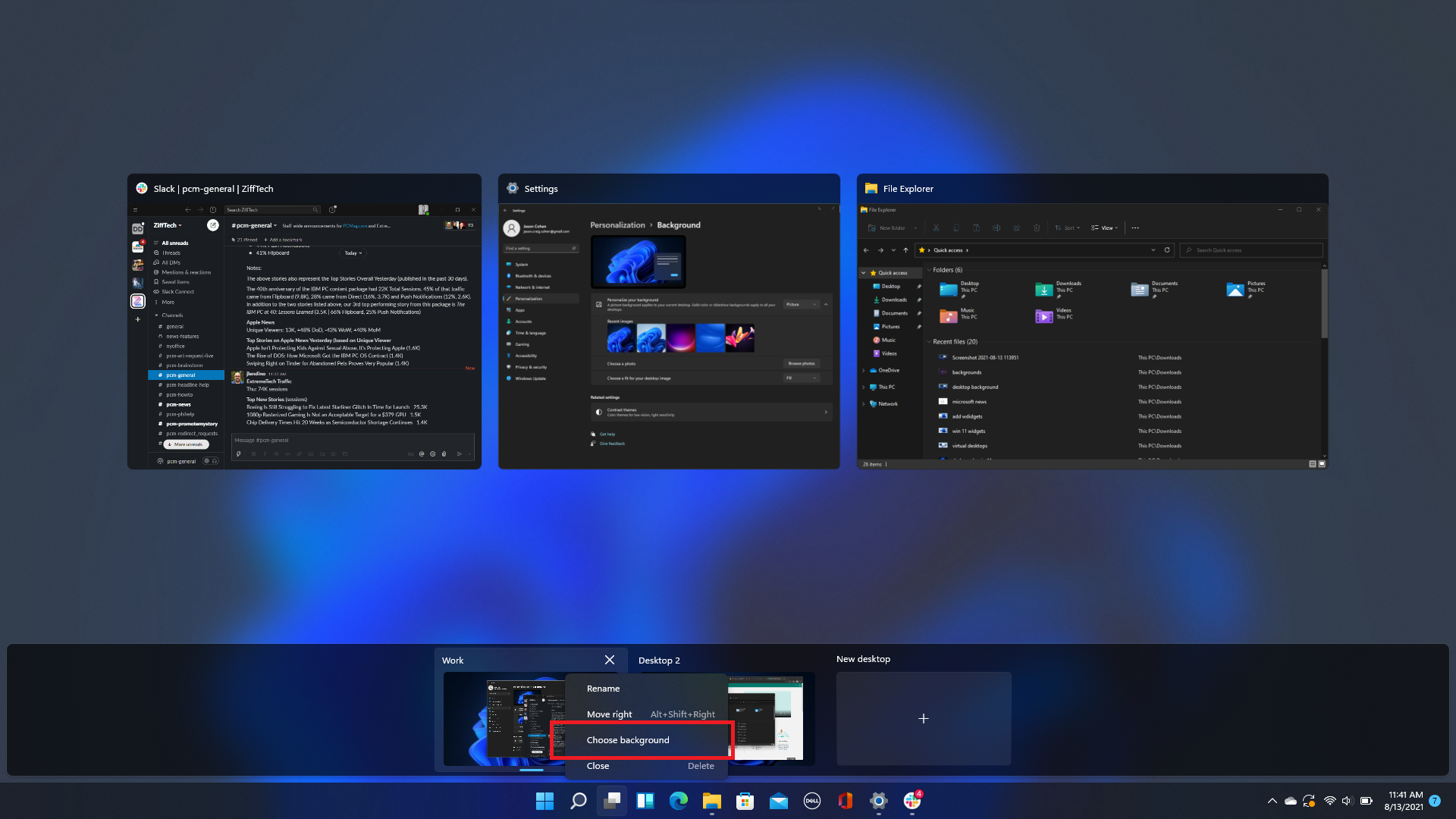 sfondo del desktop nuovo