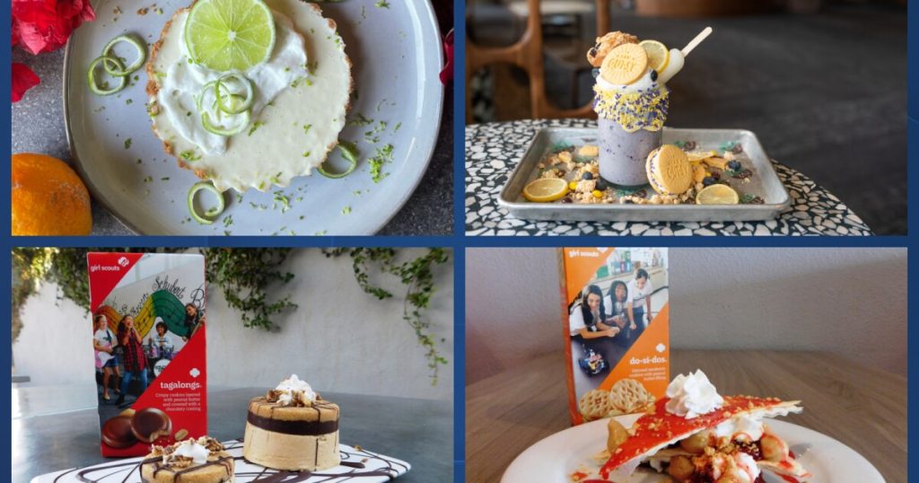 Gli chef dalla A alla Z competono nella "Girl Scout Cookie Dessert Challenge"