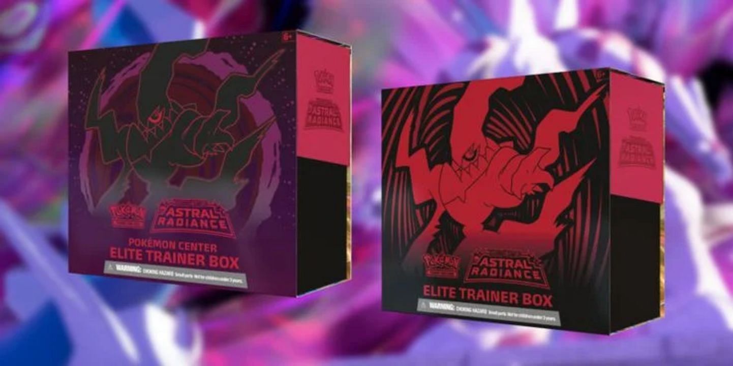 Design Elite Trainer Box con Darkrai (immagine tramite The Pokemon Company)