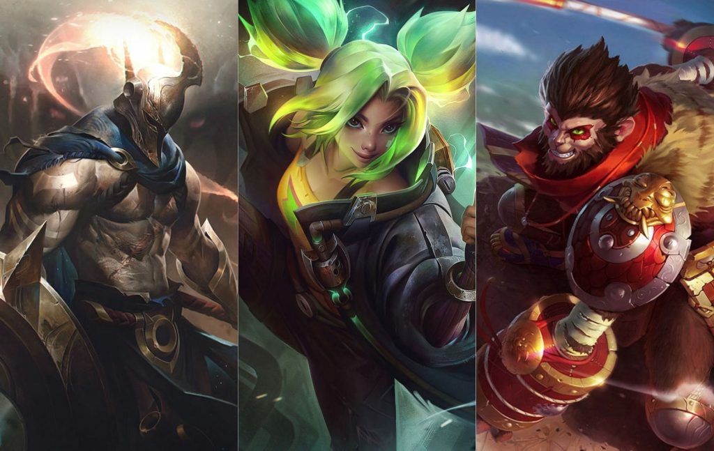 League of Legends patch 12.7 official notes bring Pantheon and Wukong buffs, massive Zeri nerfs, and more (Images via Riot Games)