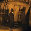 Figura 4. Cenário distorcido em O gabinete do Dr.  Caligari (1920).  Fonte: Captura de Tella de Film