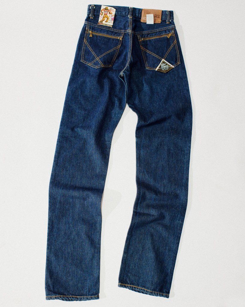 Replica dei primi blue jeans lanciati da Roy Roger nel 1952.