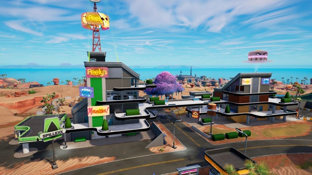 Fortnite players can visit Neo Tilted and Coral Castle once again (Image via Epic Games)