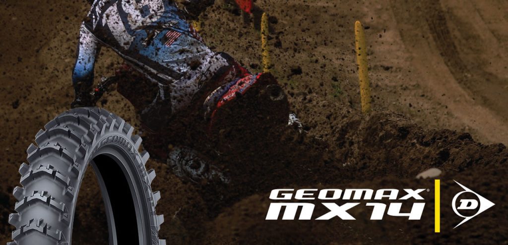 I nuovi pneumatici Dunlop Geomax MX14 sabbia/fango arrivano in Australia
