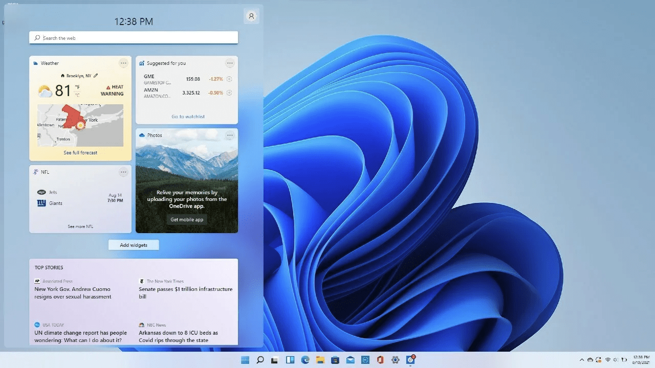 Widget in Windows 11