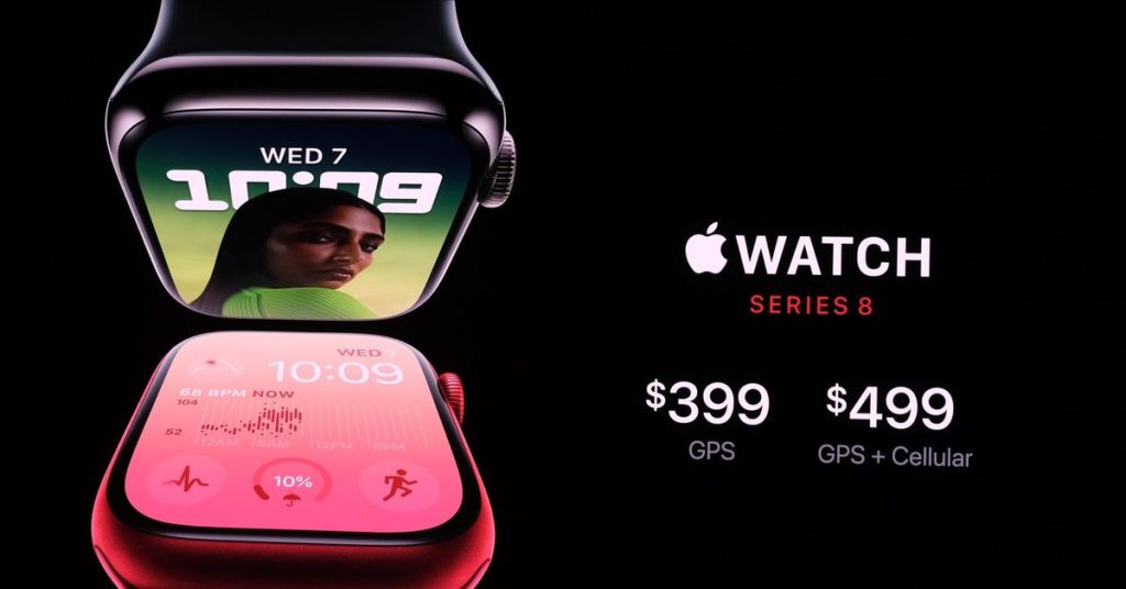 Apple annuncia Apple Watch Series 8