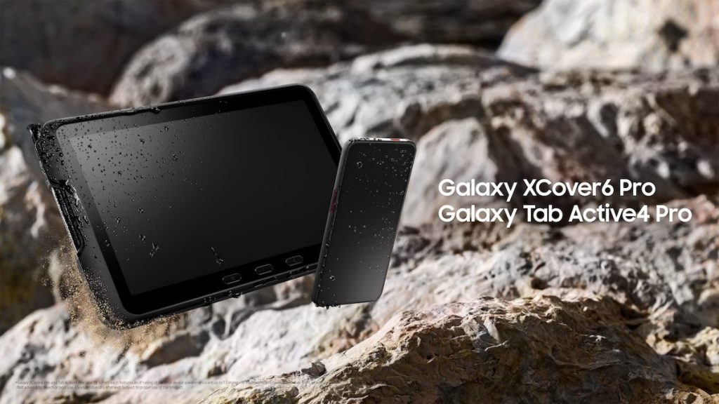 Samsung introduce il robusto telefono Galaxy, il tablet in prima linea, i lavoratori sul campo
