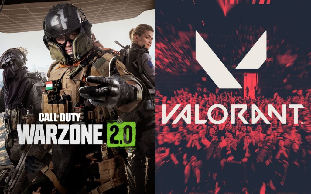 Valorant to Warzone 2 mouse sensitivity conversion (Images via Activision/Riot Games)