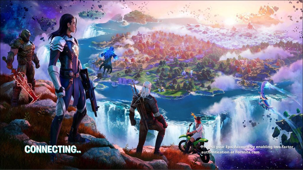 Fortnite stuck on connecting screen is stopping players from completing time sensitive challenges (Image via Epic Games/Fortnite)